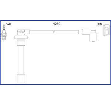 Sada kabelů pro zapalování HITACHI 134520