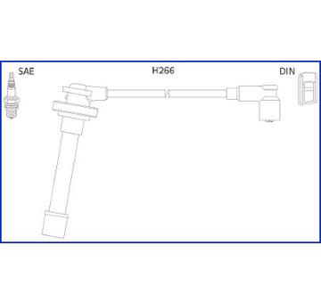 Sada kabelů pro zapalování HITACHI 134521