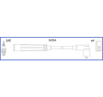 Sada kabelů pro zapalování HITACHI 134676