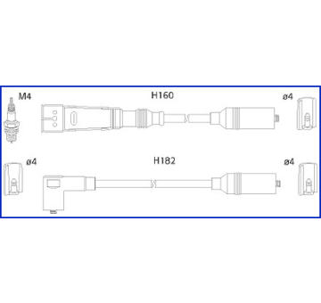 Sada kabelů pro zapalování HITACHI 134706