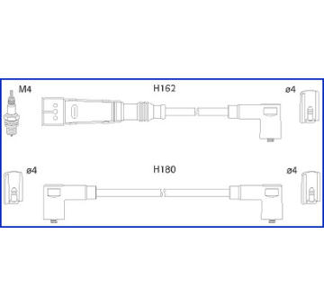 Sada kabelů pro zapalování HITACHI 134707