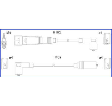 Sada kabelů pro zapalování HITACHI 134709