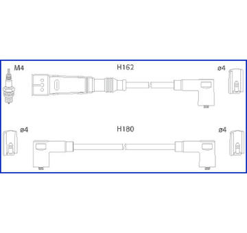 Sada kabelů pro zapalování HITACHI 134715