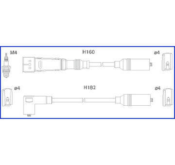 Sada kabelů pro zapalování HITACHI 134717