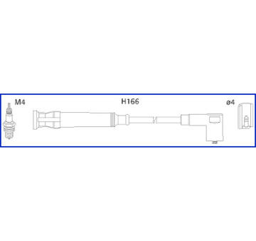 Sada kabelů pro zapalování HITACHI 134758