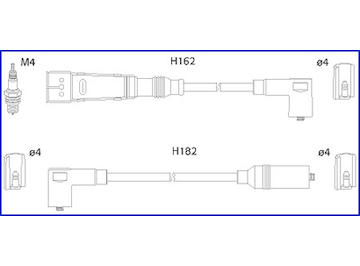 Sada kabelů pro zapalování HITACHI 134785