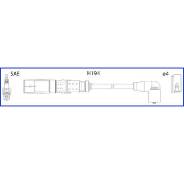 Sada kabelů pro zapalování HITACHI 134794