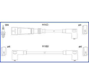 Sada kabelů pro zapalování HITACHI 134795