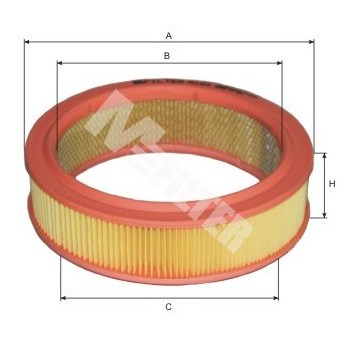 Vzduchový filtr MFILTER A 101