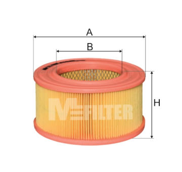 Vzduchový filtr MFILTER A 1045