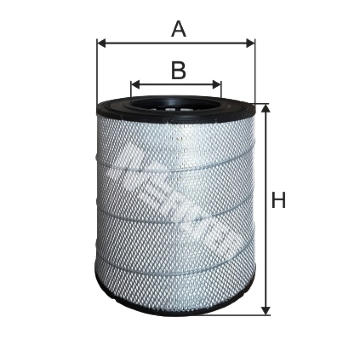 Vzduchový filtr MFILTER A 544