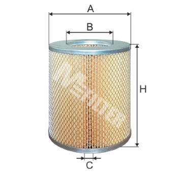 Vzduchový filtr MFILTER A 593