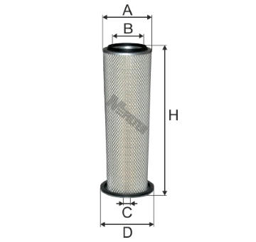 Vzduchový filtr MFILTER A 838