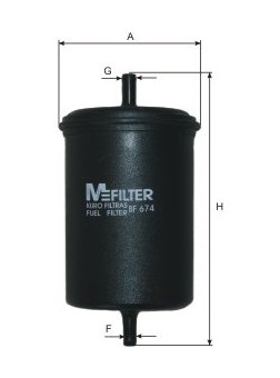 Palivový filtr MFILTER BF 674