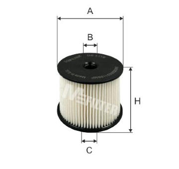 Palivový filtr MFILTER DE 3119