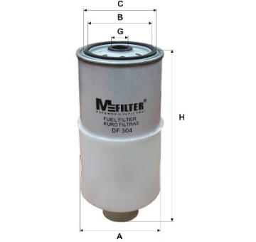 Palivový filtr MFILTER DF 304