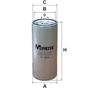 Palivový filtr MFILTER DF 3520