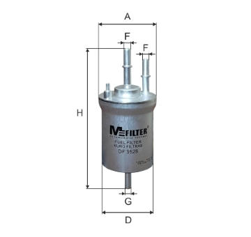 Palivový filtr MFILTER DF 3528