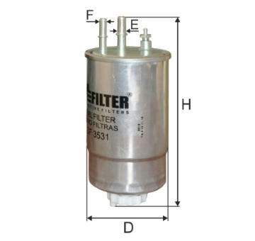 Palivový filtr MFILTER DF 3531