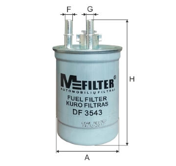 Palivový filtr MFILTER DF 3543