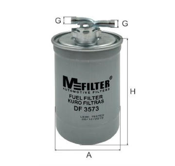 Palivový filtr MFILTER DF 3573