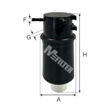 Palivový filtr MFILTER DF 3589