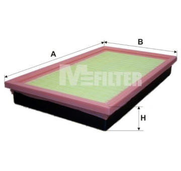 Vzduchový filtr MFILTER K 168