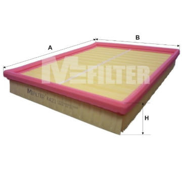 Vzduchový filtr MFILTER K 421