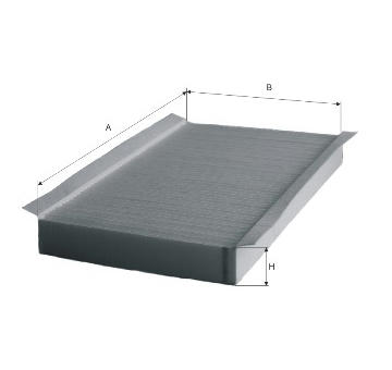 Filtr, vzduch v interiéru MFILTER K 9034