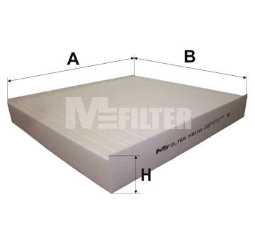 Filtr, vzduch v interiéru MFILTER K 9100