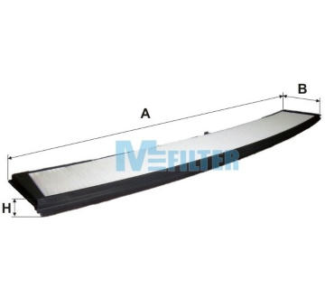 Filtr, vzduch v interiéru MFILTER K 939