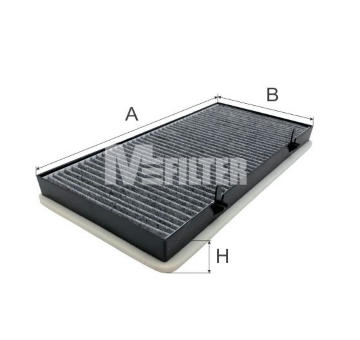 Filtr, vzduch v interiéru MFILTER K 9000C