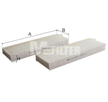 Filtr, vzduch v interiéru MFILTER K 9056-2