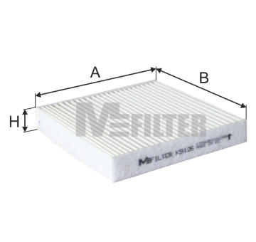 Filtr, vzduch v interiéru MFILTER K 9126