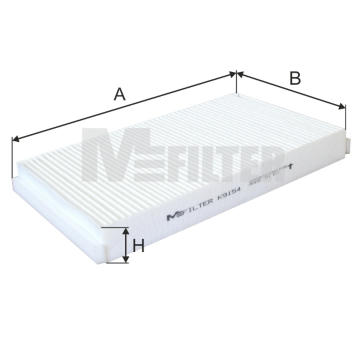 Filtr, vzduch v interiéru MFILTER K 9154
