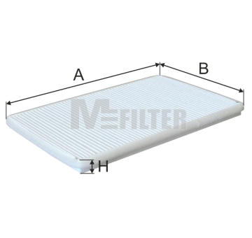 Filtr, vzduch v interiéru MFILTER K 917