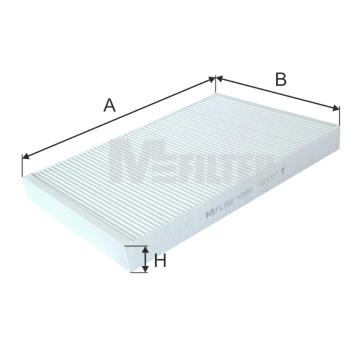 Filtr, vzduch v interiéru MFILTER K 9181