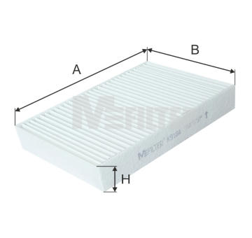 Filtr, vzduch v interiéru MFILTER K 9184