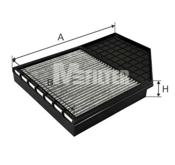 Filtr, vzduch v interiéru MFILTER K 9202C