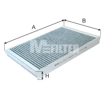 Filtr, vzduch v interiéru MFILTER K 920C