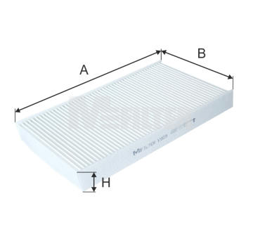 Filtr, vzduch v interiéru MFILTER K 929