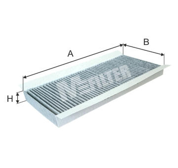 Filtr, vzduch v interiéru MFILTER K 933C