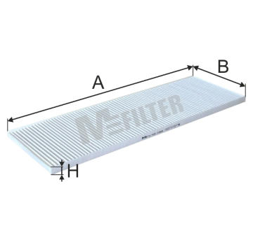 Filtr, vzduch v interiéru MFILTER K 965
