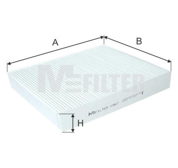 Filtr, vzduch v interiéru MFILTER K 967