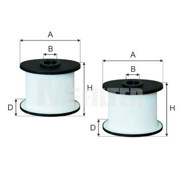 Filtr, odvzdusneni klikove skrine MFILTER TE 4034CV