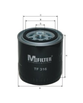 Olejový filtr MFILTER TF 316