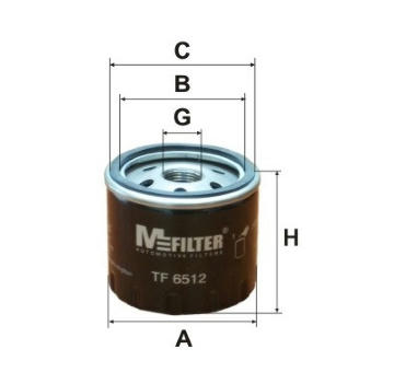 Olejový filtr MFILTER TF 6512