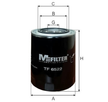 Olejový filtr MFILTER TF 6522