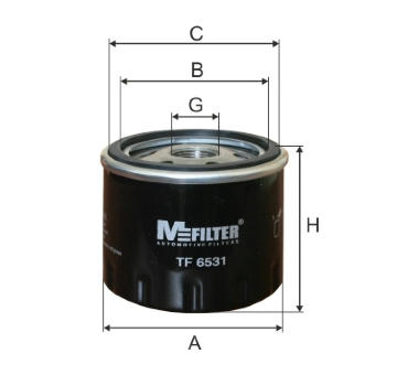 Olejový filtr MFILTER TF 6531