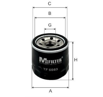 Olejový filtr MFILTER TF 6563